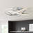 Kamorion 1-Light LED Flush Mount Ceiling Triac Dimmable Flower Shape-1985873205