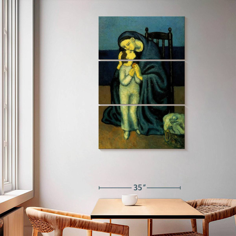 Mère et enfant, 1901, H 65 po x l 42 po