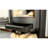 Cylindrical wood stove, metal fireplace
