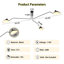 Davita 3 - Light Novelty Chandelier