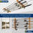 8 Rod Ceiling/Wall Rack - 2 Pack