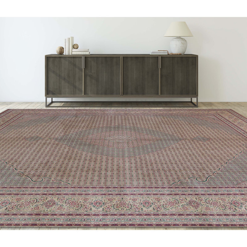 Shah One-of-a-Kind Rectangle 11'9" X 14'9" Hand Knotted Area Rug