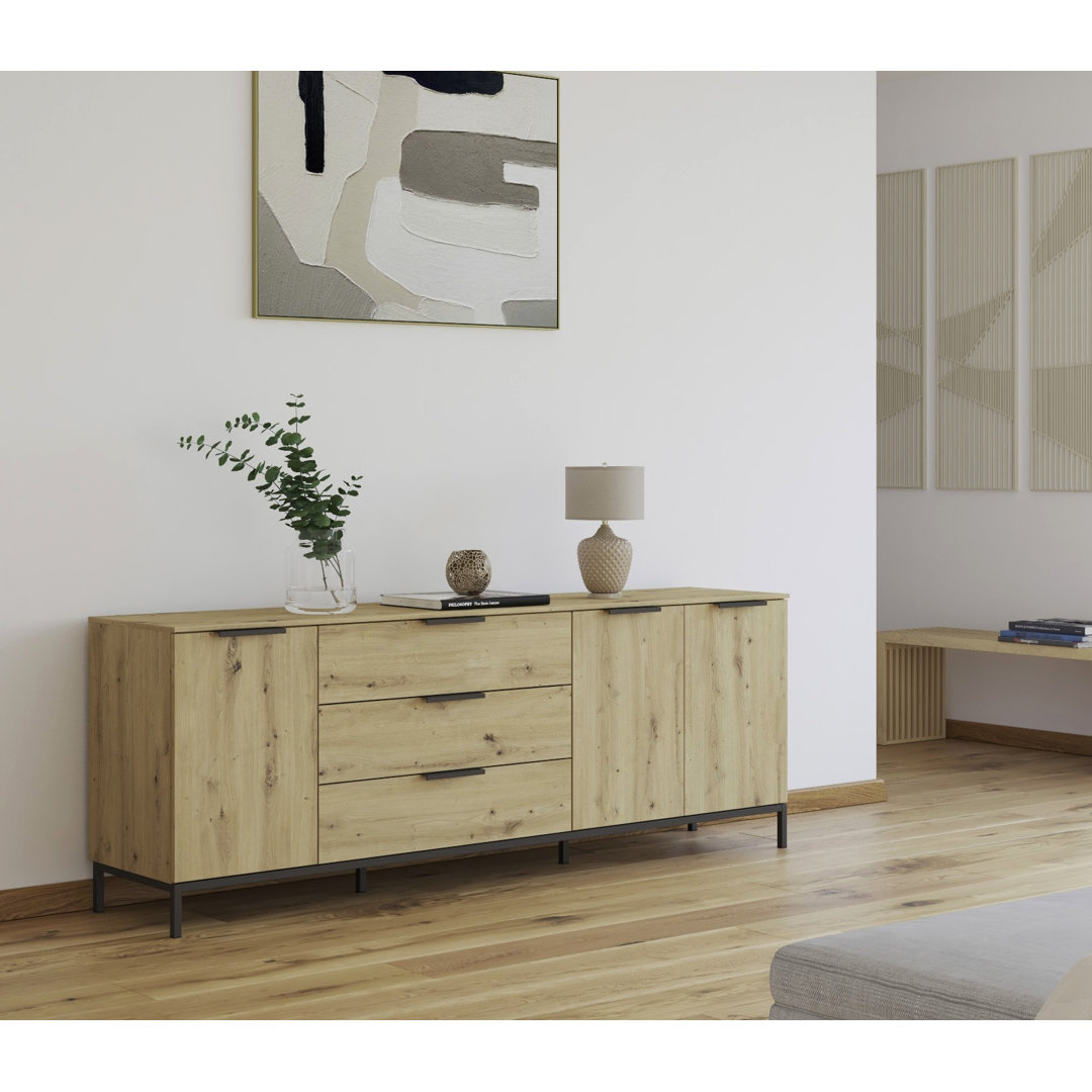 Flipp 3 Drawer 200Cm W Combo Dresser