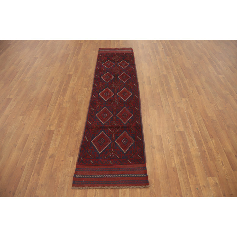 Tapis de couloir rouge 7 pi 8 po x 2 pi One-of-a-Kind