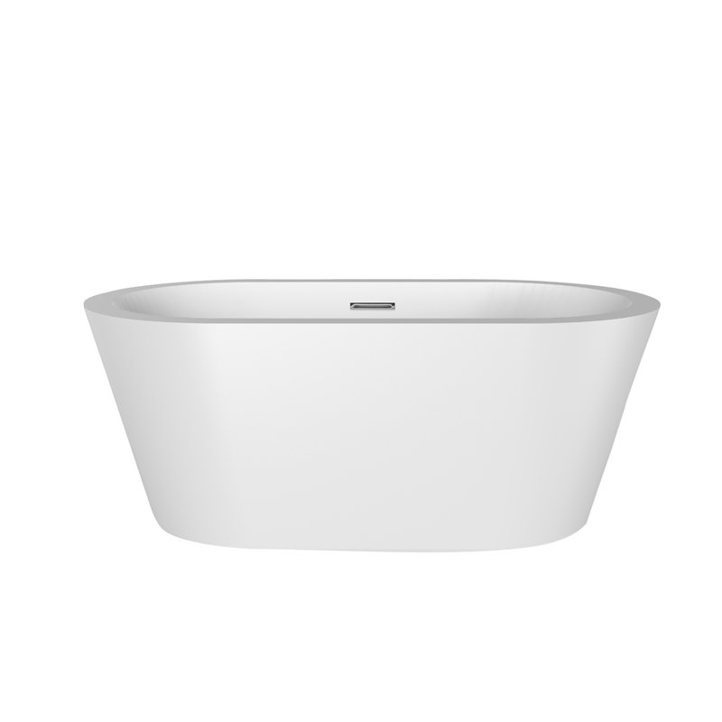 Orlando 58.5'' x 31.75'' Soaking Acrylic Bathtub