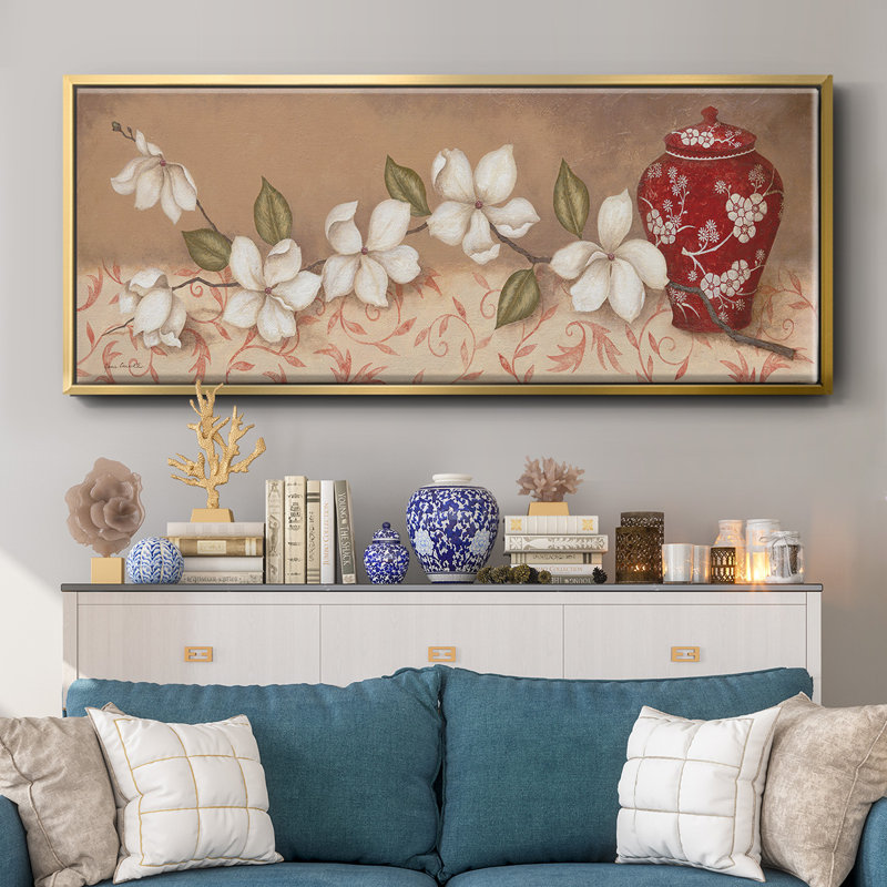 Chef-d'œuvre du manteau II - toile encadrée, H 20 po x l 50 po