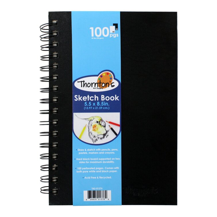 Sketchbook, 5.5 x 8.5, 100 Sheets