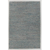 Sylvie Wool Abstract Area Rug in Blue/Beige