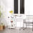 Aarah Mobile Rolling Laptop Side Table with Storage-521624434-521624435