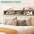 Naumann Upholstered Bookcase Storage Bed-930087539-932650335