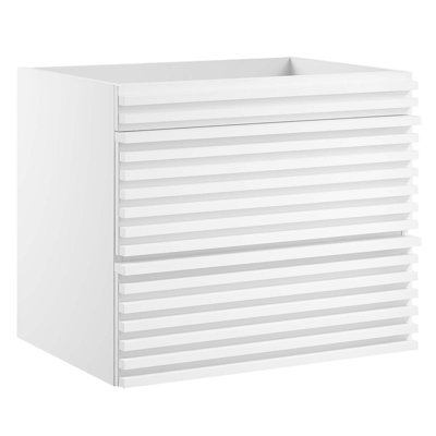 Modway Render 23.5" Wall Mounted Single Bathroom Vanity Base Only