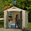 Keter Factor Shed 8x6ft - Brown