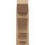 Timberhane en cèdre brut imitation bois de lattes Balboa, l 6 po x P 18 po x H 18 po, brun clair apprêté-89127198