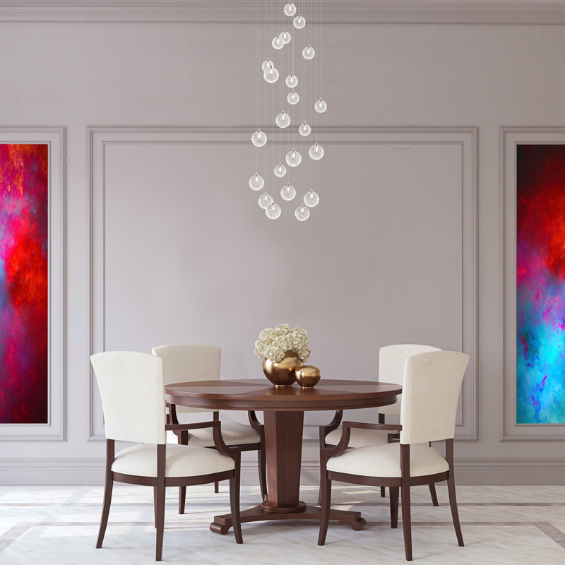 Breeze 22 - Light Pendant, Black, 120" H