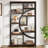 Stoil 68.89" H x 37.4" W Steel Geometric Bookcase-319085007