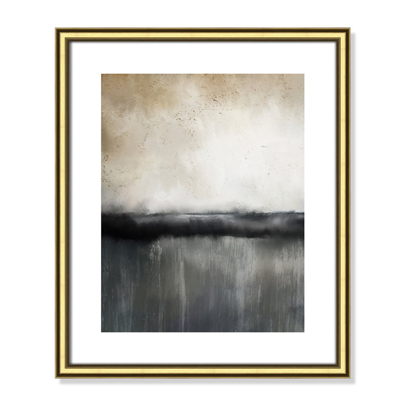 Sunset by Kimberly Allen, Gold Framed Paper, 19" H x 16" W x 0.88" D