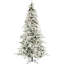 White Pine 7.5' H Lighted Artificial Pine Christmas Tree
