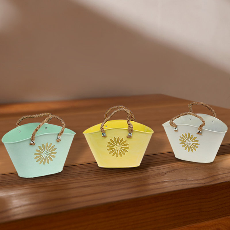 Metal Pot Planter