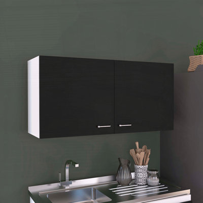 Armoire murale à deux tablettes et double porte Napoles