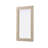 Rectangle Cornhusk Mirror in Linen White-108306181