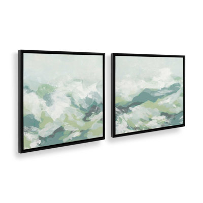 Ensemble de 2 vagues ondulées Verdant