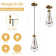 Pleasant Plains 2 - Light Luxury Raindrop Pendant