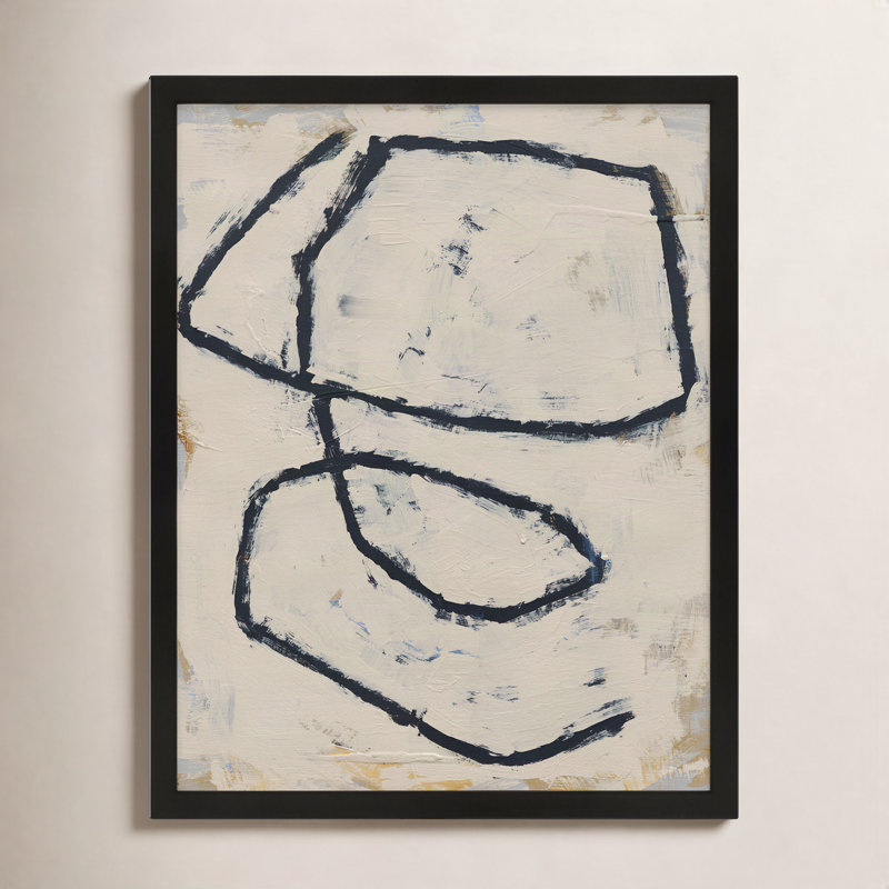 Twisted 4 Print by Jacques Pilon, Black Framed Paper, 30" H x 24" W x 1.25" D