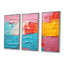 «Miami Summer Celebration», ensemble d'art mural abstrait-319881756-319881754
