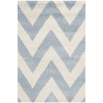 Tapis en laine touffeté à la main Sanyla