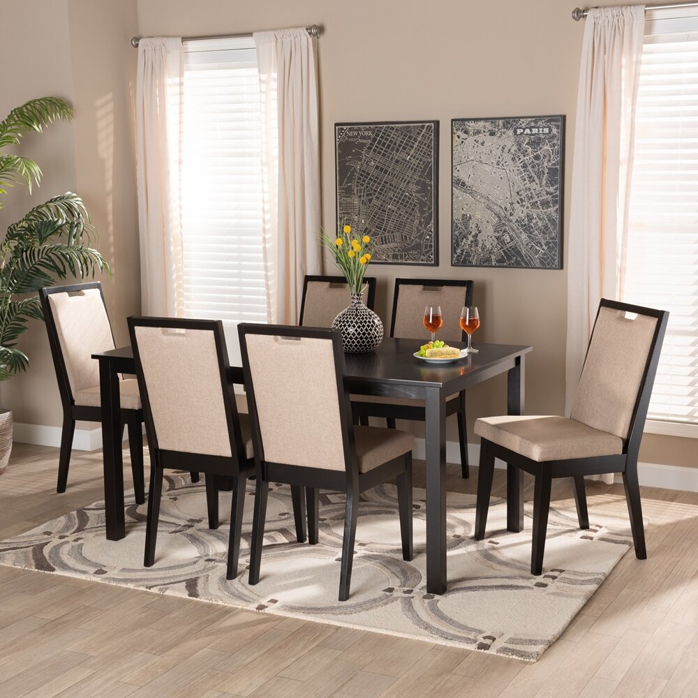 Red Barrel Studio® Lathan 7 - Piece Dining Set | Wayfair