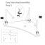 Corner TV Stand with Shelves for TVs up to 43" Krut-2054592303