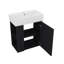 Meuble-lavabo mural 21,6 po avec lavabo et rangement ouvert à gauche-1111216249