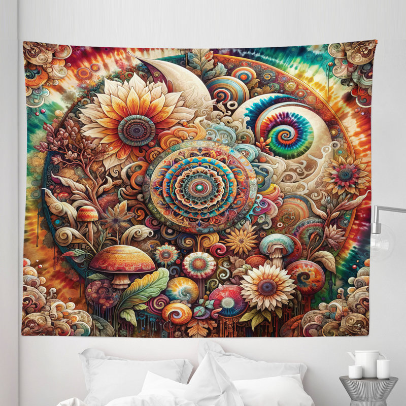 Tapisserie en microfibre, H 104 po x l 88 po