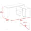 Bureau en forme de L, bureau, surface de travail spacieuse avec rangement spacieux pour la maison et le bureau modernes-536365819