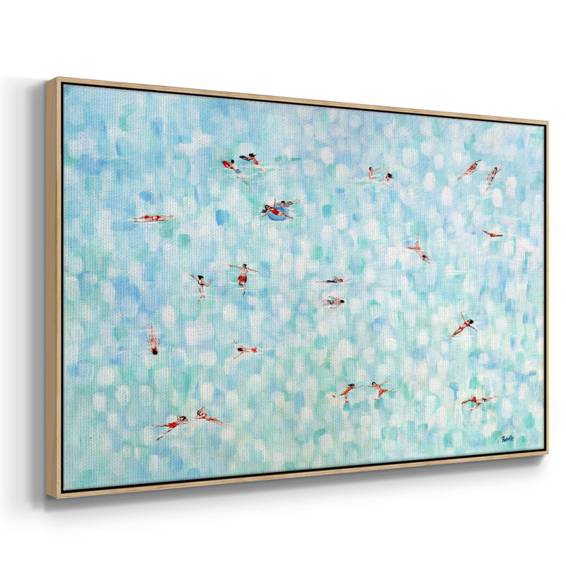 Endless Horizons - peinture sur toile tendue, H 41 po x l 27 po x P 2 po, Toile avec cadre en bois naturel