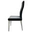 Chaise rembourrée en similicuir avec base en acier inoxydable-2065698112-2063826368