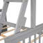 Le lit superposé Safe Safe, gris, répond aux normes élevées et offre une plateforme de couchage stable-1095500686-1095500684
