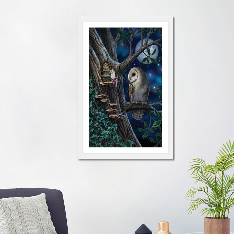 « Fairy tales » par Lisa Parker-impression d’art graphique, Blanc, H 32 po x l 24 po x P 1 po, Papier blanc