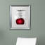 « red pomme splash », impression encadrée-31354898