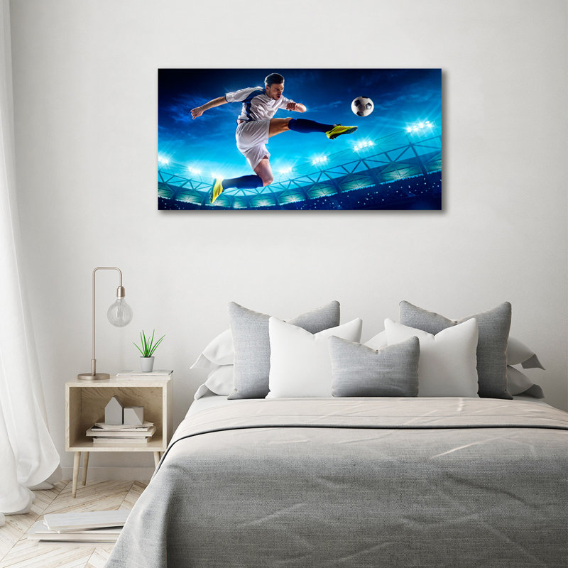 Footballer - Wrapped Canvas Print