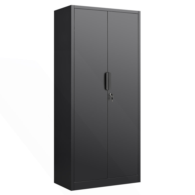 2-Door File Cabinet With Lock And 4 Adjustable Shelves