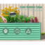 Spacieuse jardinière en métal pour jardin