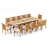 Cahyo Outdoor Teak Dining Set