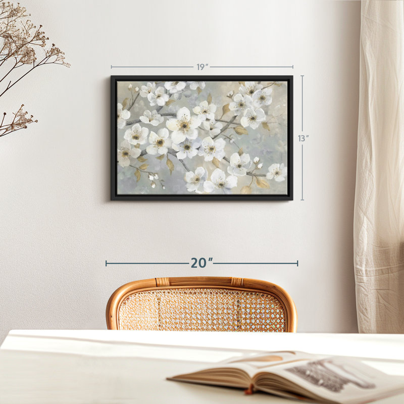 «Golden Garden», impression florale et botanique, H 13 po x l 19 po