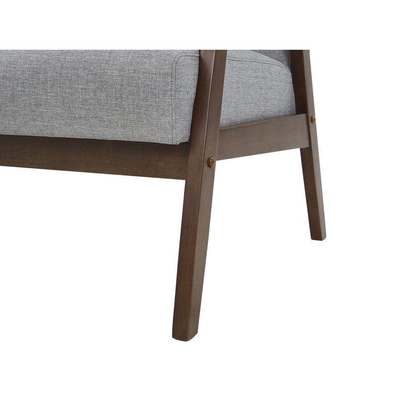 Frauke Upholstered Armchair, Grey