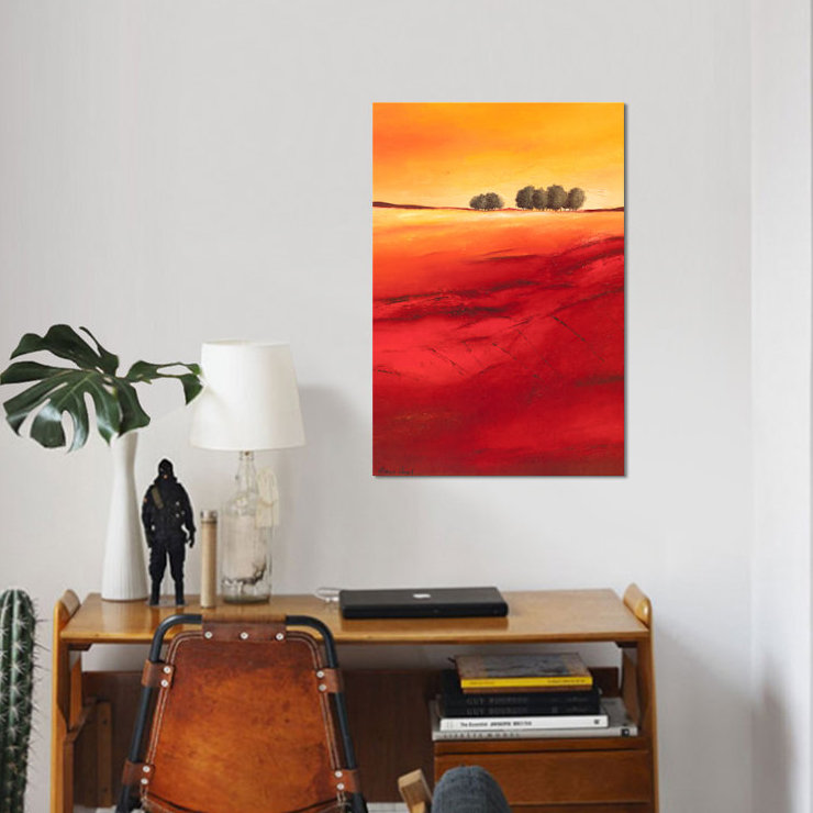 « tree timberline ii », reproduction sur toile, H 18 po x l 12 po x P 1,5 po, Toile tendue, Pas de tapis