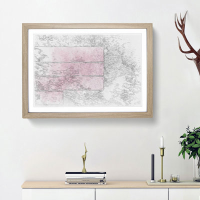 Stacked Bars in Abstract - Framed Print