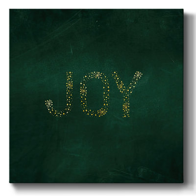 Joy Starburst - vert sur toile