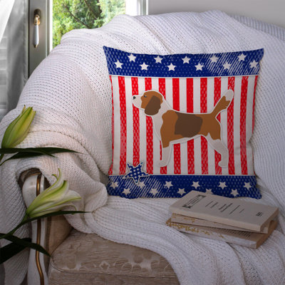 Patriotic Outdoor Throw Pillow