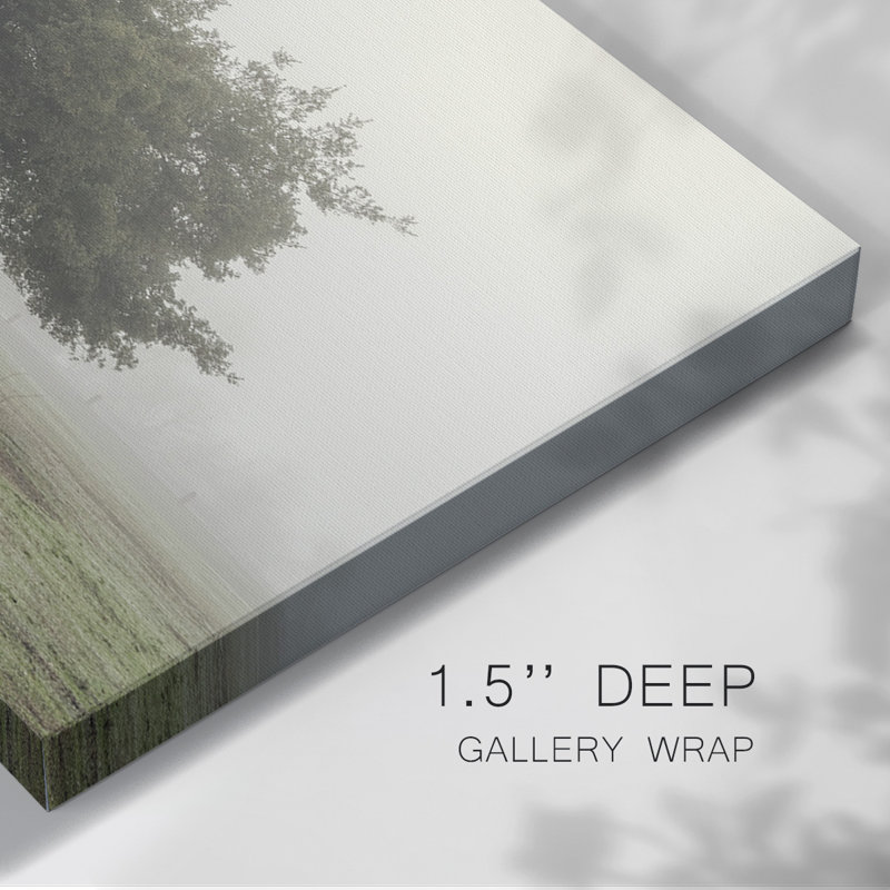 «Trees in the Fog II», toile tendue avec châssis, H 40 po x l 60 po